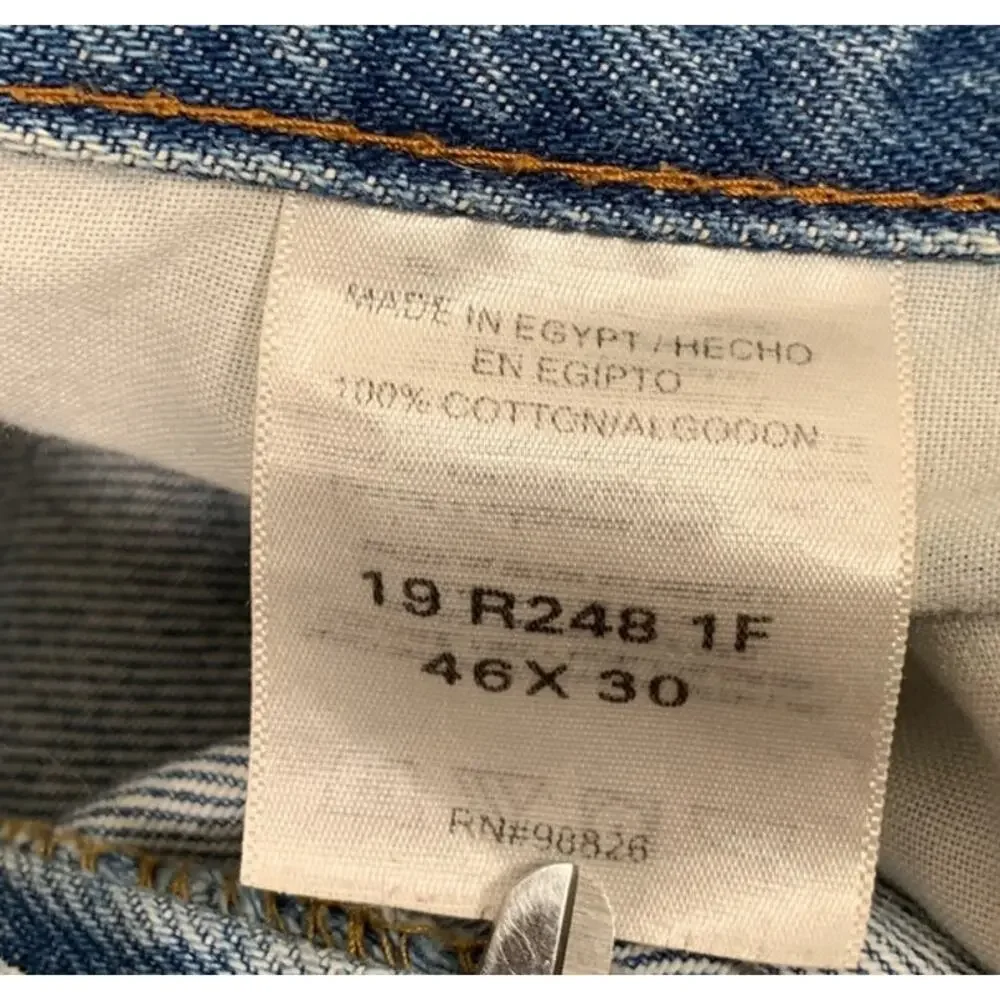 CE Schmidt Workwear Mens Jeans Heavyweight Carpenter Denim 46x30 Medium‎ Wash